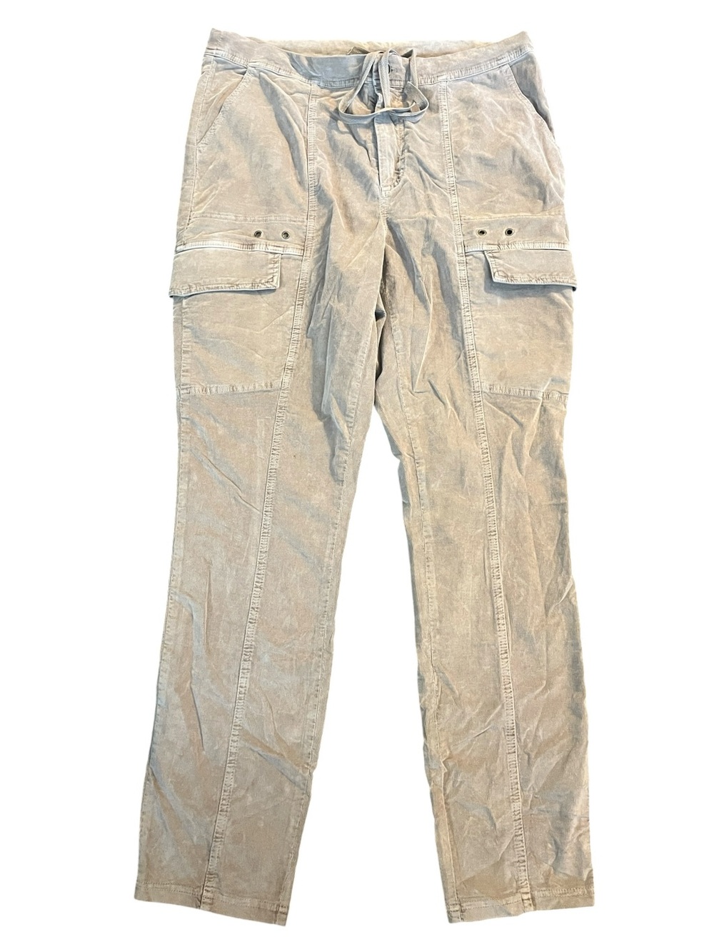NWT Wearables  by XCVI Light Taupe Cargo Pants Size Large